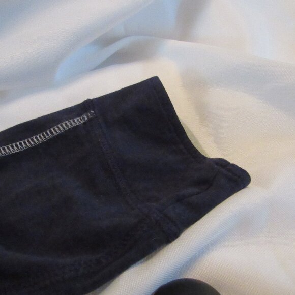 tasc Performance Blue/Cream Bamboo Lightweight Quarter-Zip Size Large EUC - Picture 5 of 8